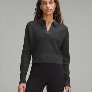 Lululemon Collared Merino Wool-Blend Sweater